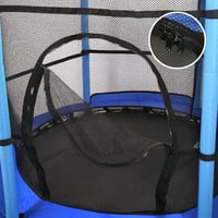 Maycoly 140 cm gyerek trambulin biztonsági hálóval és párnázott védelemmel 5