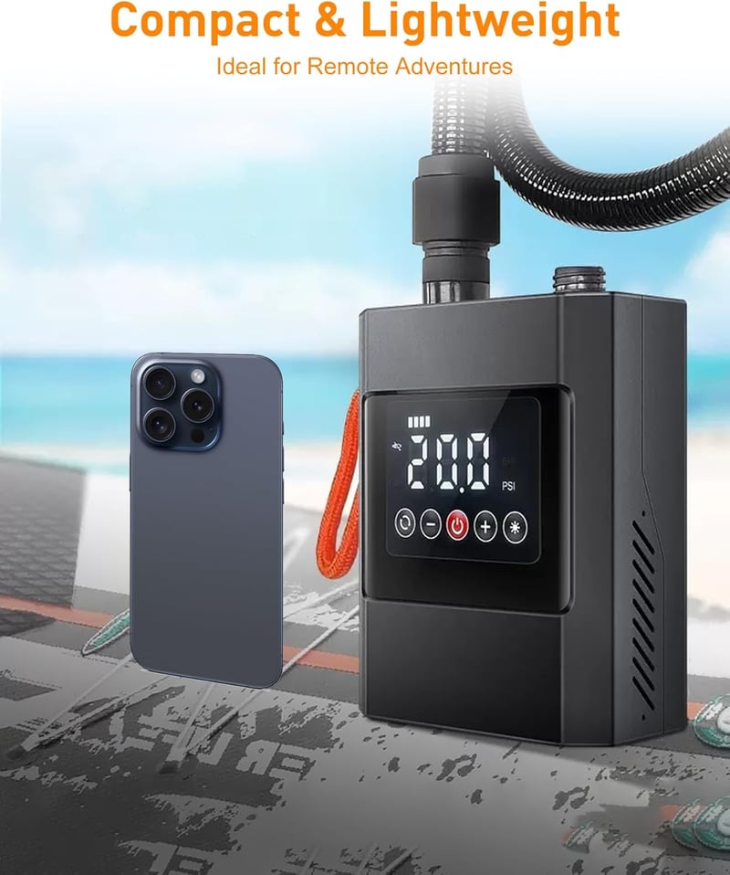 Maylatte 12000mAh elektromos SUP pumpa 20 PSI gyors feltöltés paddleboard hajó kajak