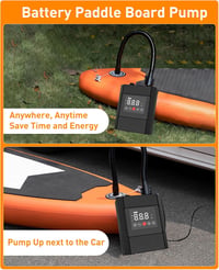 Maylatte 12000mAh elektromos SUP pumpa 20 PSI gyors feltöltés paddleboard hajó kajak 4