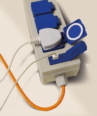 Mobilná sieťová zásuvka Maypole MP3766 s USB – 230V 13A – oranžová 6