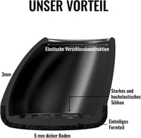 MAYZOLOP 16 db Szék Lábvédő 26-33 mm Fekete Filc Keménylaminált Padlóhoz - fit : 28-34mm, Round Black 6