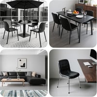 MAYZOLOP 16 db Szék Lábvédő 26-33 mm Fekete Filc Keménylaminált Padlóhoz - fit : 28-34mm, Round Black 8
