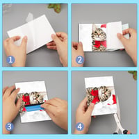 Mbsomnus 100 ks fólia na studenú lamináciu formátu A6, 10,4 x 15,4 cm, samolepiaca priehľadná ochranná fólia 4