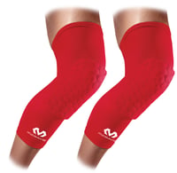 Kompresný návlek na koleno McDavid 6446R Hexpad - veľkosť S (33-37 cm) - kráľovská modrá - unisex - nárazuvzdorný - basketbal - 2 ks 1