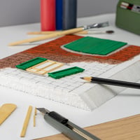 Placă de polistiren MCE-Commerce, formă dreptunghiulară, A3, 297 x 420 x 4 cm, 1 buc., pentru artizanat, modelaj și proiecte creative 4
