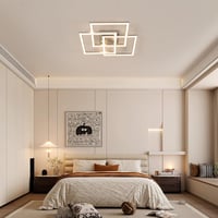Mckalen 40W LED Mennyezeti Lámpa Dimmelhető Távirányítóval 62cm Ezüst 5