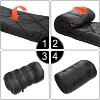 Sac de dormit dublu de iarnă Mcota pentru 0 grade, cu căptușeală 100% din flanel de bumbac, pentru 2 persoane - roșu 8