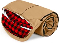 Mcota téli vászon hálózsák flannel béléssel, 240cm X 90 cm, kemping és halászat 7