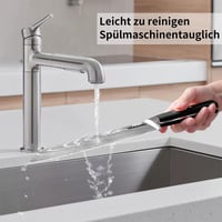 MDHAND 6 részes konyhai kés készlet késtartóval, ollóval és élességítővel 5