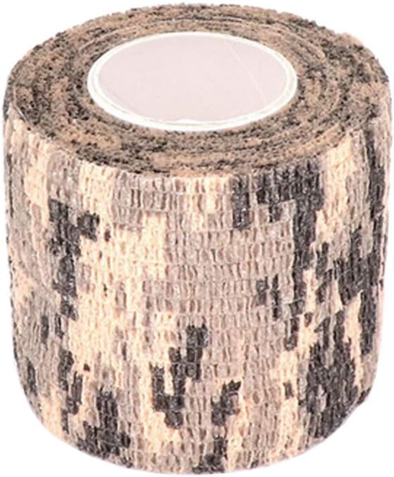 Mdurian 10x Öntapadós Terepszínű Szalag Csomag 4,5m x 5cm Vadászat Katonai