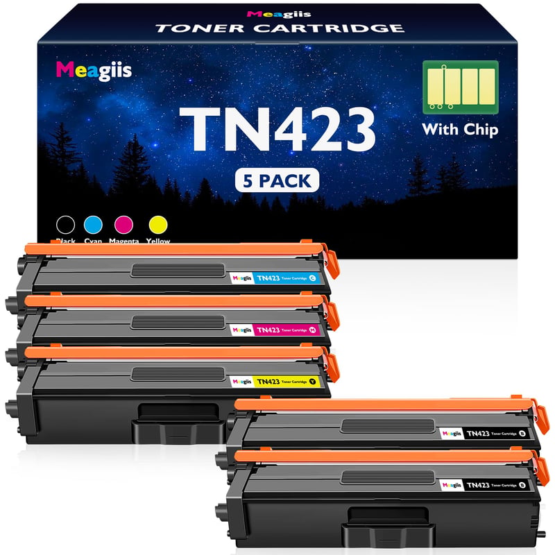 Kompatibilný toner Meagiis TN423 pre tlačiarne Brother TN-423 TN-421 TN421 – 5-kusové balenie
