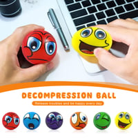 Meanju sada 12 antistresových loptičiek, penové antistresové loptičky s vtipnými tvárami, futbalové loptičky, loptičky na odbúranie hnevu pre deti aj dospelých, squishy hračka 6