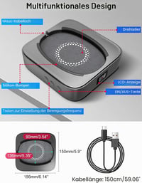 Meatanty Egér Mozgató USB - Automatikus Egermotor LED Kijelzővel 7