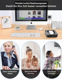 Meatanty Egér Mozgató USB - Automatikus Egermotor LED Kijelzővel 8