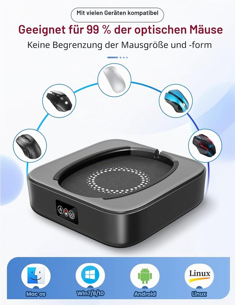 Meatanty Egér Mozgató USB - Automatikus Egermotor LED Kijelzővel
