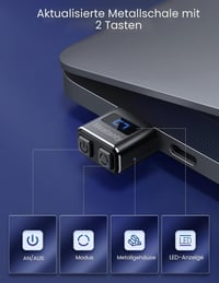 meatanty USB Egérmozgató 3 Mód Digitális Kijelzővel és Védőtokkal 2
