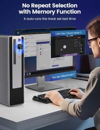 meatanty USB Egérmozgató 3 Mód Digitális Kijelzővel és Védőtokkal 5