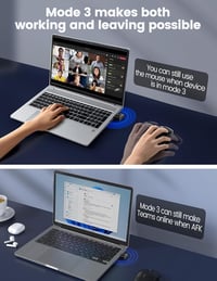 meatanty USB Egérmozgató 3 Mód Digitális Kijelzővel és Védőtokkal 4