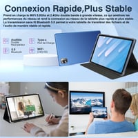 Tablet MEBERRY 10,36", Android 13, 2K displej, 16 GB RAM + 256 GB ROM, osemjadrový procesor 2,0 GHz, 5G WiFi, 13 MP fotoaparát, 8600 mAh, certifikácia GMS, modrý 7