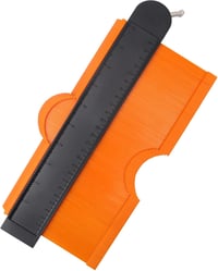 MECHEER Kontúrmérő Eszköz 25 cm Zárható - Profilmásoló Sablon Laminált Padlóhoz, Szőnyeghez, Fához - Asztalos Jelölő Szerszám Férfiaknak 1