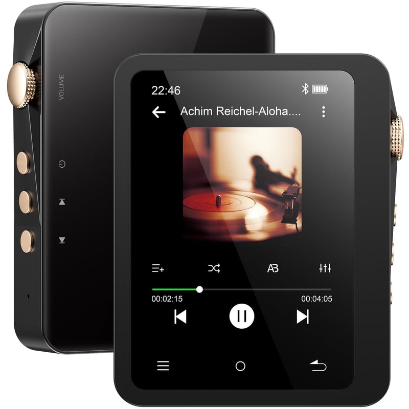 HiFi MP3 prehrávač MECHEN M33 128 GB, Bluetooth 5.3 – prenosný prehrávač hudby bez straty kvality DSD, 2,8" displej, prehrávač digitálneho zvuku s vysokým rozlíšením, podpora kariet do 1 TB