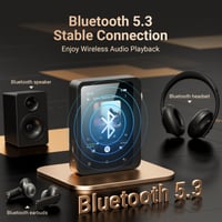HiFi MP3 prehrávač MECHEN M33 128 GB, Bluetooth 5.3 – prenosný prehrávač hudby bez straty kvality DSD, 2,8" displej, prehrávač digitálneho zvuku s vysokým rozlíšením, podpora kariet do 1 TB 4