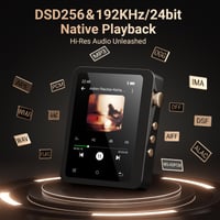 HiFi MP3 prehrávač MECHEN M33 128 GB, Bluetooth 5.3 – prenosný prehrávač hudby bez straty kvality DSD, 2,8" displej, prehrávač digitálneho zvuku s vysokým rozlíšením, podpora kariet do 1 TB 3