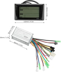 MechKit brushless motorvezérlő készlet e-kerékpárhoz - 36V/48V, 250W/350W, S900 LCD 5