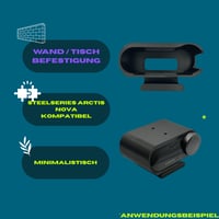 MECHONIX Stolový držiak na slúchadlá pre SteelSeries Arctis Nova Wireless – Stojan na slúchadlá s uchytením pod stôl, herné príslušenstvo – Vyrobené v Nemecku 2