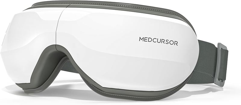 Medcursor elektromos szemmasszírozó melegítéssel, zenével és kompresszióval