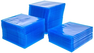 MediaRange BOX39-50 Blu-ray kutija prazna, 7 mm, plava, pakiranje od 50 komada