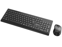 Set Tastatură și Mouse Wireless MediaRange MROS104 – QWERTZ (DE/AT) – 1200 DPI – Negru 1
