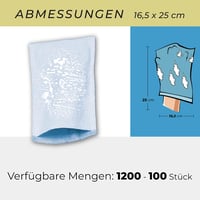 MEDICAL SUD PROFESSIONAL Eldobható Szappanos Kendő - 100 db Higiéniai Törlőkendő Felnőtteknek, Személyes Tisztálkodáshoz 3