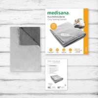 Pătură electrică Medisana HB 675 XXL, lavabilă, 4 trepte de temperatură - 200x150 cm - gri/gri închis 6