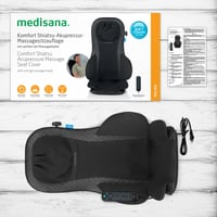 Medisana MCG 820 Shiatsu masažni jastuk s gel masažnim glavama, funkcijom grijanja i crvenim svjetlom, masaža leđa i vrata, 3 razine intenziteta 6
