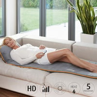 Elektrická masážna podložka Medisana MM 825 s akupresúrnou funkciou a vyhrievaním, relaxácia celého tela, sivá 5