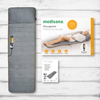 Elektrická masážna podložka Medisana MM 825 s akupresúrnou funkciou a vyhrievaním, relaxácia celého tela, sivá 8
