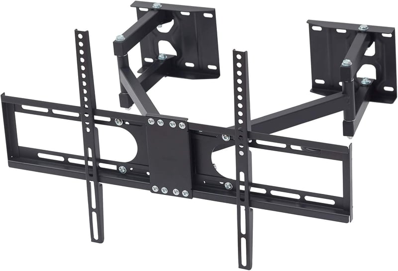 Medla Sarok TV Fali Tartó - Forgatható és Dönthető Konzol 32-65" LED LCD Plazma TV-hez, 45 kg Teherbírás, VESA 600x400