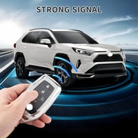 MEDZUK Kulcstok Toyota CHR 2024-2026 Modellekhez - Piros TPU Autókulcs Védőtok Teljes Védelemmel, Erős Jelátadással, Kulcstartóval 6