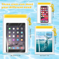 Meetory vízálló táska szett 3 db - telefon, kamera, dokumentum tároláshoz 3