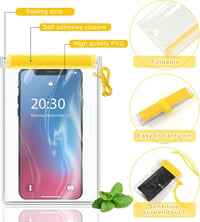 Meetory vízálló táska szett 3 db - telefon, kamera, dokumentum tároláshoz 5
