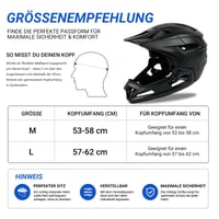 MEETYOO MTB celotvárová cyklistická prilba, nastaviteľná horská cyklistická prilba pre mužov a ženy 6