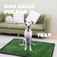 MEEXPAWS nagy műfű kutyavécé tálcával 85x59cm - otthoni és erkélyi használatra 4