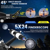 MEEZAA 90mm Refraktor Teleszkóp 800mm Csillagászati Megfigyeléshez 4