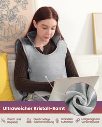 Mefine Elektromos Fűtőpárna Hátfájdalomra 6 Hőfokozat és 4 Időzítő 4
