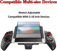 Megadream Bluetooth Játékvezérlő Android Telefonokhoz és Tabletekhez - Vezeték Nélküli Kontroller PUBG, Fortnite Játékokhoz, 10" Tartóval, F - FOR iOS 2