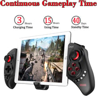 Megadream Bluetooth Játékvezérlő Android Telefonokhoz és Tabletekhez - Vezeték Nélküli Kontroller PUBG, Fortnite Játékokhoz, 10" Tartóval, F - FOR iOS 3