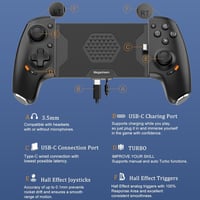 Megadream USB-C Mobilgamepad iPhone/Android Hall-Joystick PS5/PS4/Xbox/PC 4