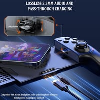 Megadream USB-C Mobilgamepad iPhone/Android Hall-Joystick PS5/PS4/Xbox/PC 3