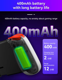 Megadream Wireless Bluetooth Gamepad iPhone Android iOS Switch PC PS játékhoz fehér 6